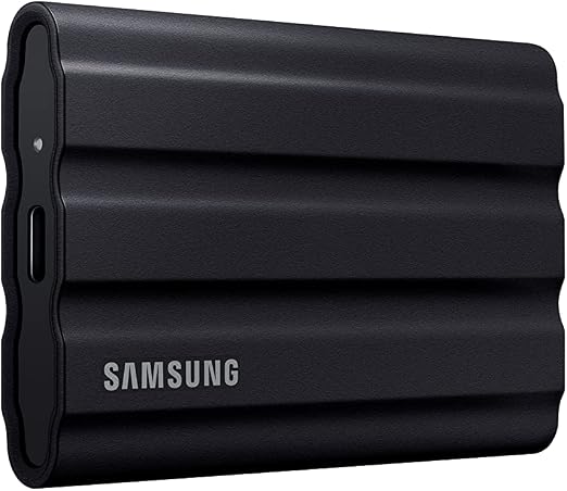 Samsung T7 Shield Portable SSD 2TB, USB 3.2 Gen 2, Up to 1,050 MB/s
