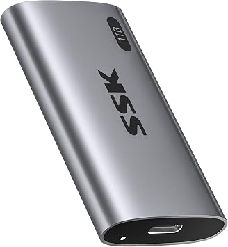 SSK 1TB Portable SSD External Hard Drive Solid State Drive up to 550MB/s