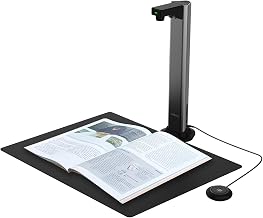 VIISAN DL16 Book Scanner, A3 Overhead Document Scanner with 16MP Camera, 300 DPI, OCR, Auto Page Flattening, Anti-Glare LED Lighting for Books, Archives, Artwork and Large Documents, Windows/Mac - Image 1