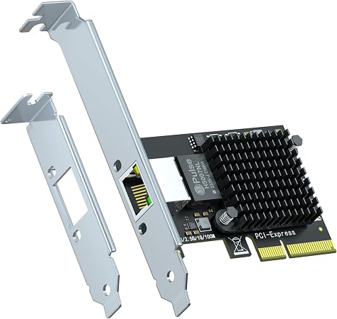 GLOTRENDS LE8127T1(X4) 10Gb PCIe 3.0 x2 RJ45 Network Card NIC, RTL8127