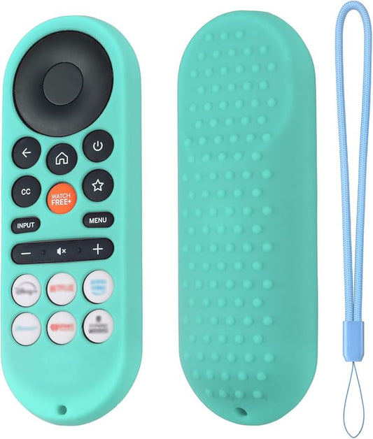 Hi Color XRT281 Remote Cover for Vizio/Onn FHD LED TV Remote 2026 Silicone Protective Case Compatible with VIZIO XRT281 ONN Remote Silicone Case Cover with Lanyard (Mint)