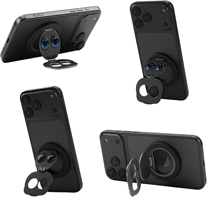 Magnetic Phone Ring for MagSafe Grip with 360° Rotation & Strong Magnet Phone Ring Holder Grip– Universal Compatible with iPhone 17/16/15/14/13 Pro Max Mag Safe Accessories Android