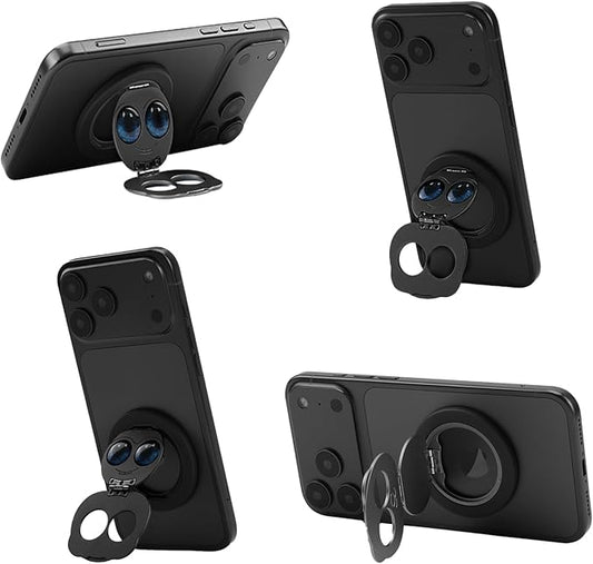 Magnetic Phone Ring for MagSafe Grip with 360° Rotation & Strong Magnet Phone Ring Holder Grip– Universal Compatible with iPhone 17/16/15/14/13 Pro Max Mag Safe Accessories Android