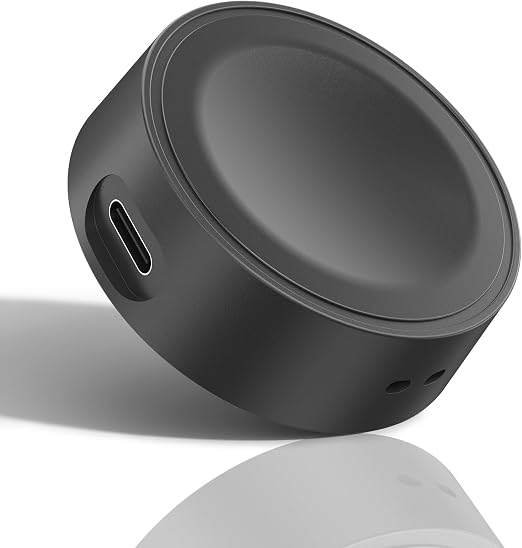 USB-C Magnetic Charger Adapter for Apple Watch, Upgraded Portable Wireless Charging Cradle Dock Station for iWatch Series 11 10 9 8 7 6 Ultra2 SE 38/40/41/42/44/45/46/49mm (Black)