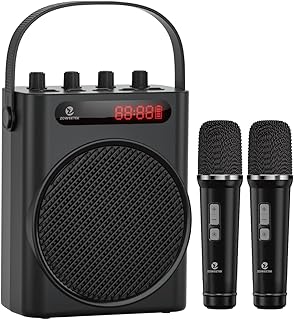 ZOWEETEK 60W Voice Amplifier with 2 Wireless Microphones - Image 1