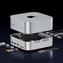 Mac mini Dock for M6 M5 Pro M4,NVMe SSD Enclosure, DP 4K@120Hz Mac mini Hub - Image 1