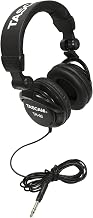 TASCAM TH-02 Professional Studio Monitor Headphones, Wired, Over Ear — for Recording, Podcast, DJ, Music and Guitar, with 1/4 Inch Jack Adapter - Image 1