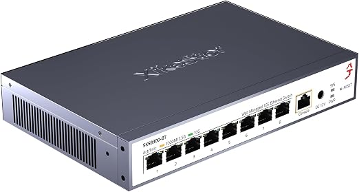 8 Port 10Gbe Ethernet Switch, L3 Managed RJ45 Enterprise Level