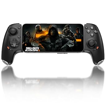 Joso USB C Mobile Gaming Controller, Plug & Play with Hall Effect Joystick/Triggers, 2 Back Buttons/3.5mm Audio Jack, for Cloud/PS/Xbox/PC Remote Play, Universal Phone Gamepad