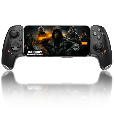 Joso USB C Mobile Gaming Controller, Plug & Play with Hall Effect Joystick/Triggers, 2 Back Buttons/3.5mm Audio Jack, for Cloud/PS/Xbox/PC Remote Play, Universal Phone Gamepad