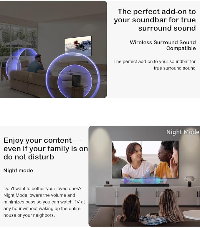 Samsung B-Series B750F 5.1ch Soundbar with Subwoofer & Rear Speakers, Q-Symphony, Dolby Audio, DTS Virtual:X, Bluetooth TV Sound Bar for Home Entertainment