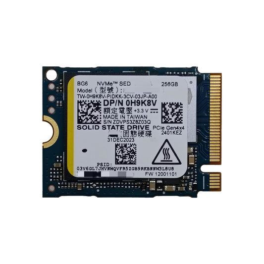 256GB NVMe PCIe Gen4 x4 M.2 2230 SSD, High-Speed Performance for Laptops and Desktops, Compact Design, Ideal for Gaming and Storage Expansion