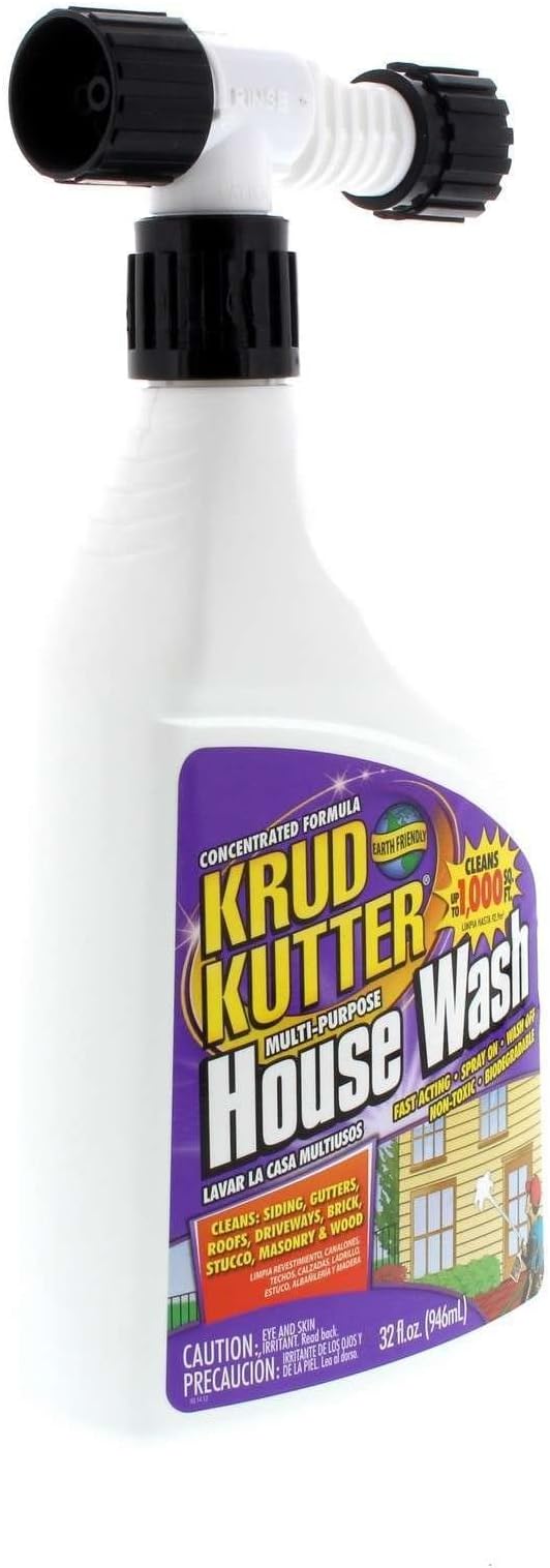 Krud Kutter HW32H4 Multi-Purpose House Wash, 32 oz