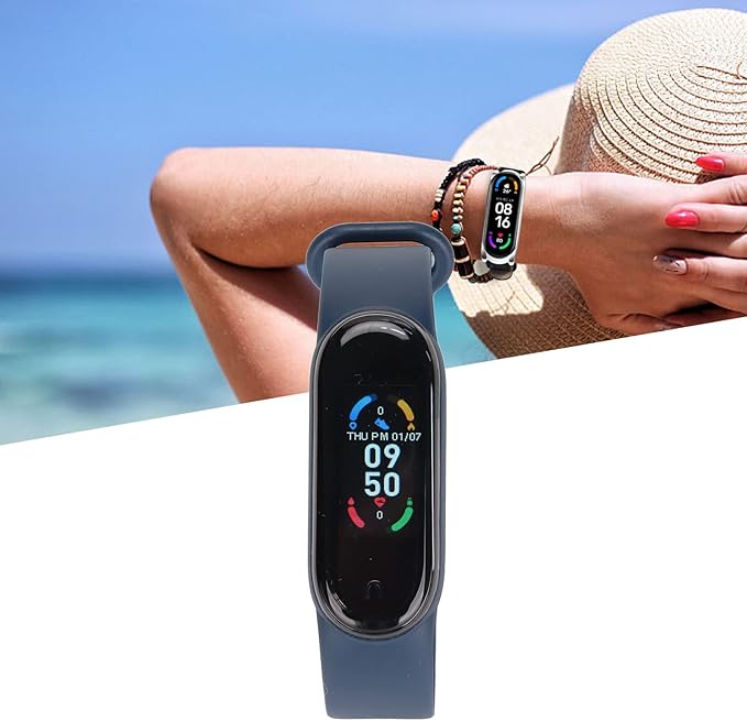 PUSOKEI Fitness Tracker with Heart Rate Monitor,Smart Watch Activity Tracker Pedometer Sports Bracelet with Sleep Monitor Step Calorie Counter Wristband