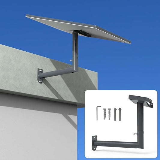 360° Adjustable Starlink Wall Mount , Compatible with Starlink Gen 3/V2/Mini,for Pole, Roof , Long Wall Mount,Starlink Pole Bracket and Mounting Kit Accessories