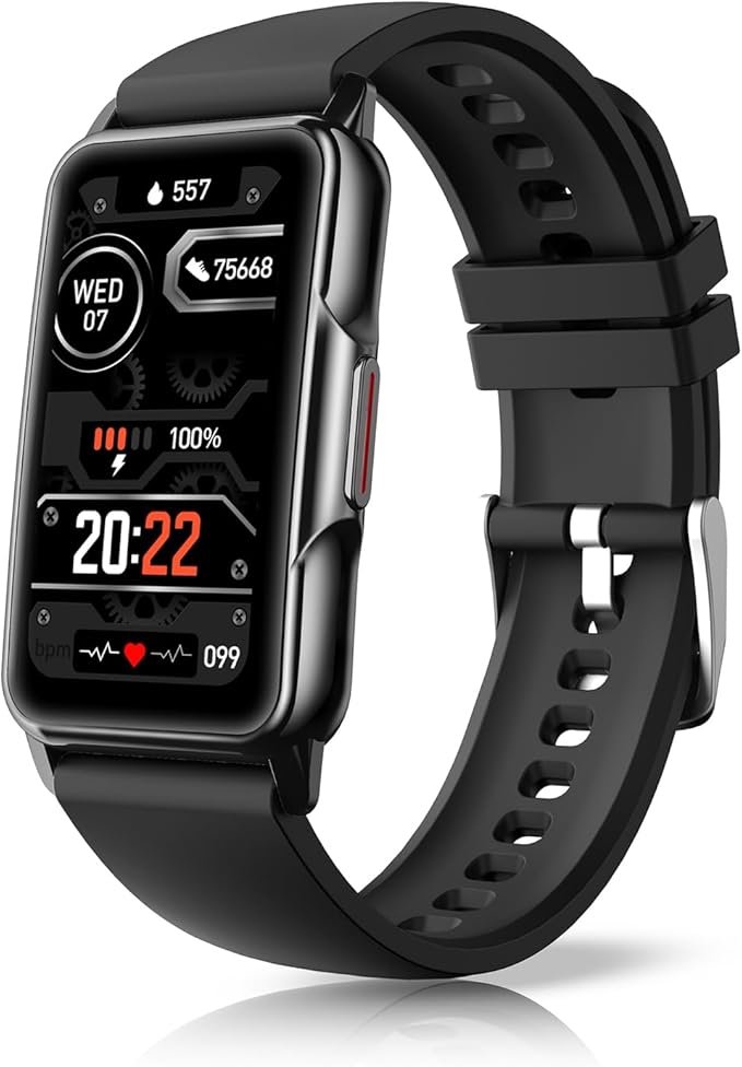 Fitness Tracker Smart Watch with 24/7 Heart Rate Blood Pressure Blood Oxygen Sleep Monitor115 Sports Modes Step Calorie Counter Pedometer IP68 Waterproof for Android and iPhone