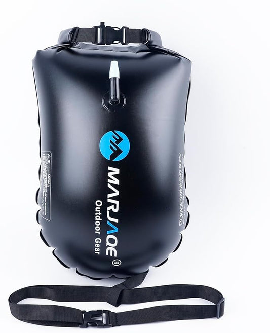 20L Storage Swim Buoy for Open Water Swimmers ，Waterproof Dry Bag Swim Safety Float