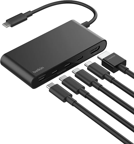 Belkin USB-C Hub 5-Port 4K HDMI 100W PD for MacBook, iPad, laptops & More