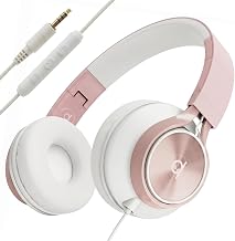 ARTIX Wired Headphones for Kids & Adults - Built-in Mic & Volume Control, Kids Headphones for School & Travel, Girls Head Phones for Computer, iPad, Chromebook, Tablet, Smartphone with 3.5mm Aux Cord - Image 1