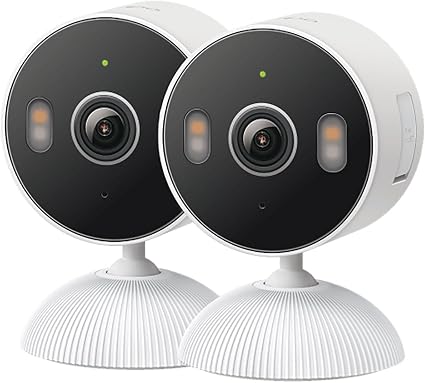 Tapo 2K Indoor/Outdoor Wired Security Camera, C113(2-Pack)