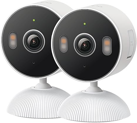 Tapo 2K Indoor/Outdoor Wired Security Camera, C113(2-Pack)