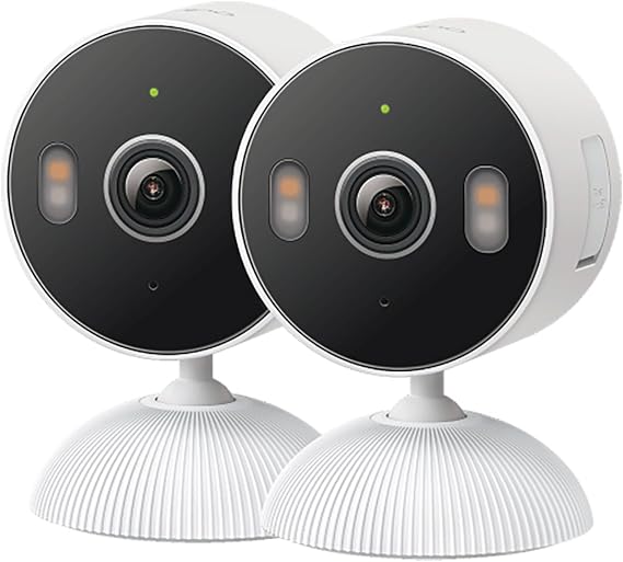 Tapo 2K Indoor/Outdoor Wired Security Camera, C113(2-Pack)