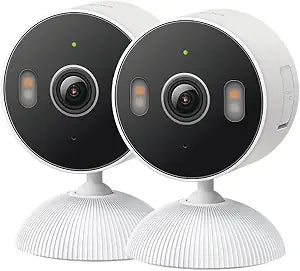 Tapo 2K Indoor/Outdoor Wired Security Camera, C113(2-Pack)