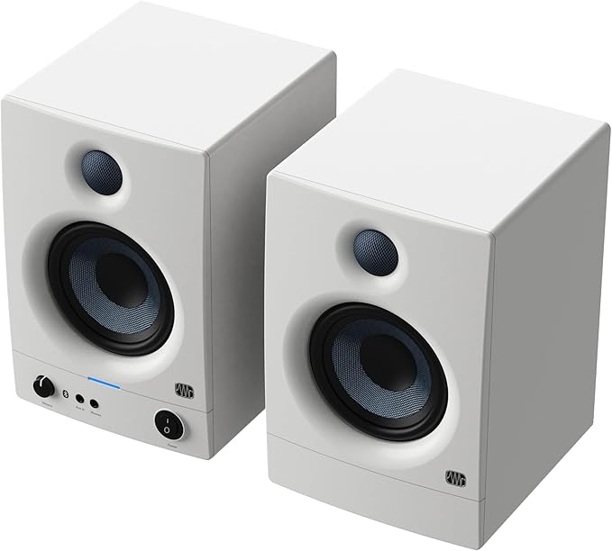 PreSonus Eris 4.5BT White 4.5-inch Media Reference Monitors with Bluetooth Wireless Technology