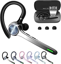 HEIBAS Bluetooth Headset, Wireless Earpiece with Mic for Work - Image 1