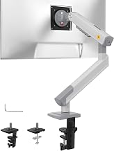 NB SmooVex™ Single Monitor Arm for Monitors 17'' to 32 inch, Mechanical Spring Mount Load up to 9 kg, VESA 75/100 mm Monitor-Mount A5 (White) - Image 1