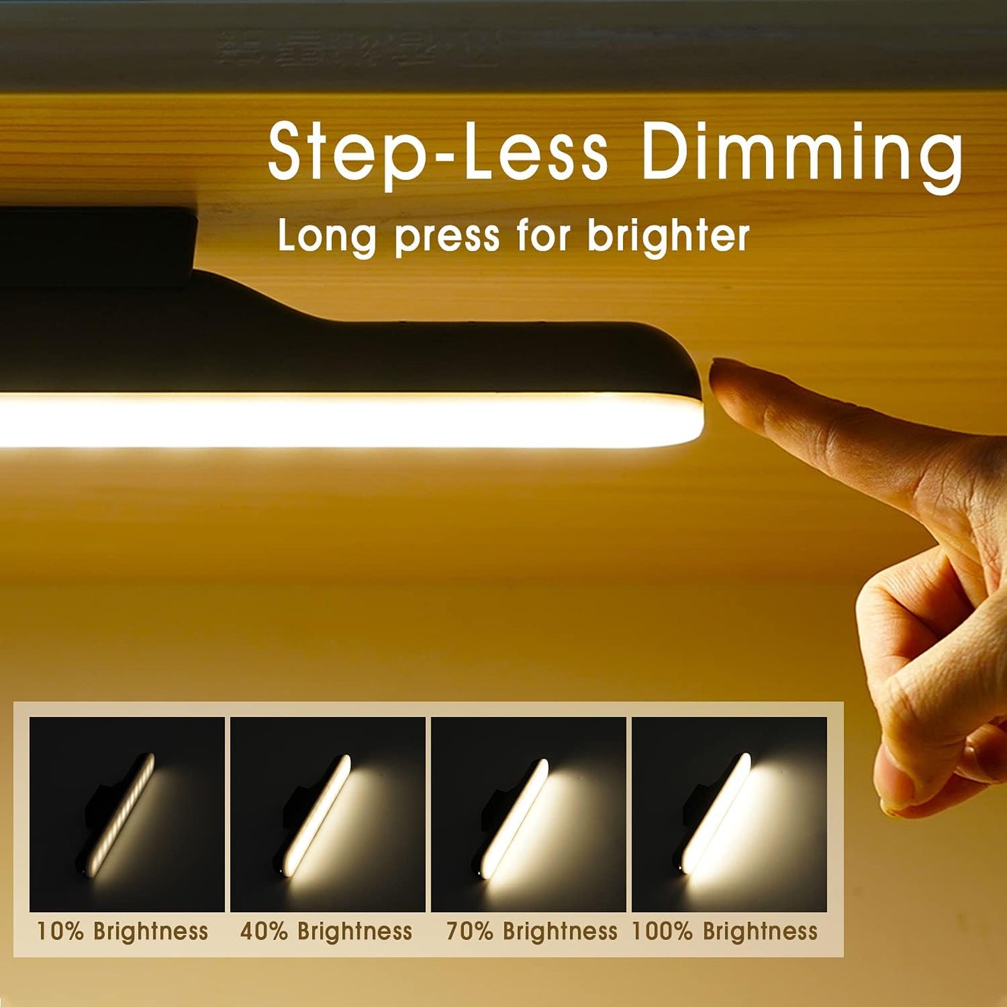 Rechargeable LED Cabinet Light — Magnetic, Dimmable, Touch Control