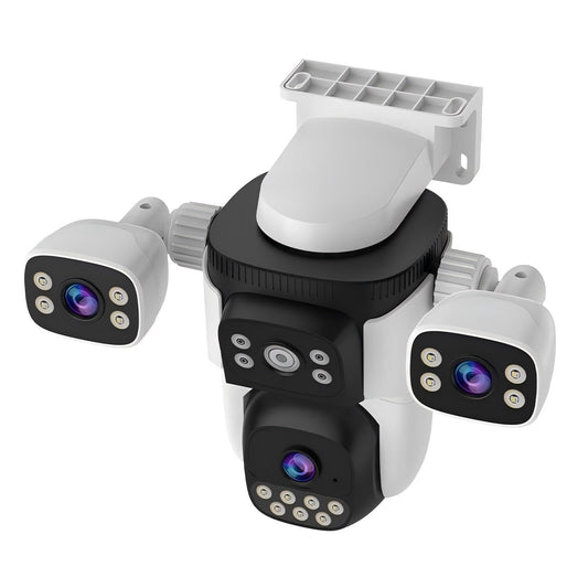 EVERSECU Triple Lens WiFi PTZ Security Camera, Three | Home Security C - Image 1