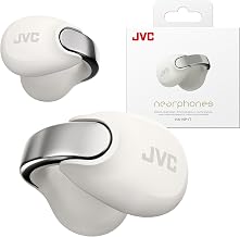 JVC Nearphones HANP1TW Open Ear True Wireless Headphones, White - Image 1
