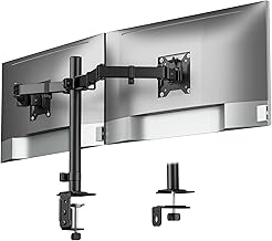 monTEK Heavy-Duty Dual Monitor Stand for 17-32", 22 lbs Each - Image 1