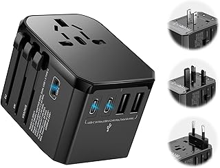 Universal Travel Adapter International Plug Adapter for Worldwide Travel - Image 1