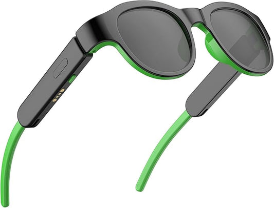 Kids Bluetooth Sunglasses for Boys & Girls 6-12, Smart Polarized UV400 Glasses (Black)