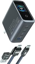 140W GaN USB C Charger Block with Smart Display,PD3.1 Fast Laptop Charger - Image 1