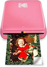 KODAK Step Instant Smartphone Photo Printer, Portable Mini Color Wireless Mobile Printer, Zink 2x3” (5.1x7.5 cm) Sticky-Back Photos, Bluetooth Compatible with iOS & Android Devices, Editing App, Pink