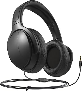 Extra Long Cord TV Headphones with Volume Control for Seniors - Image 1