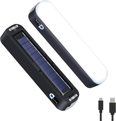 Rechargeable LED Magnetic Light Bar 5500mAh,6500K Daylight Portable Emergency Work Lighting for Home Power Outages,Camping,Automotive Repairs,Under Hood & Workshop(1 Pack)