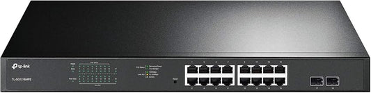 TP-Link TL-SG1218MPE 16 Port Gigabit Switch Easy Smart Managed 16 PoE+ @250W, 2 non-PoE ports, 2 combo SFP slots 3 Year Manufacturer Warranty QoS, Vlan, IGMP & LAG, Free Expert Help - Image 1