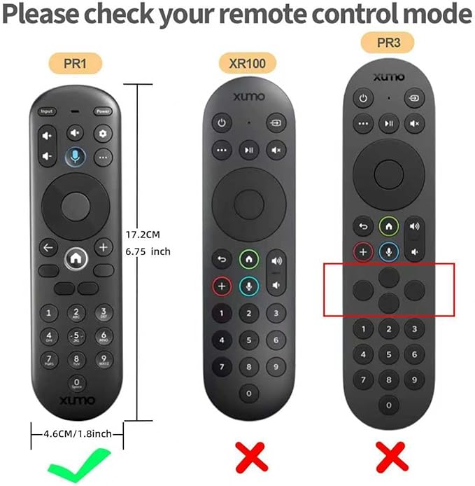 Hi Color Silicone Remote Control Cover for Xumo TV Remote Xumo Stream Box Voice Remote RC3401 Protective Case Sleeve (Mint)