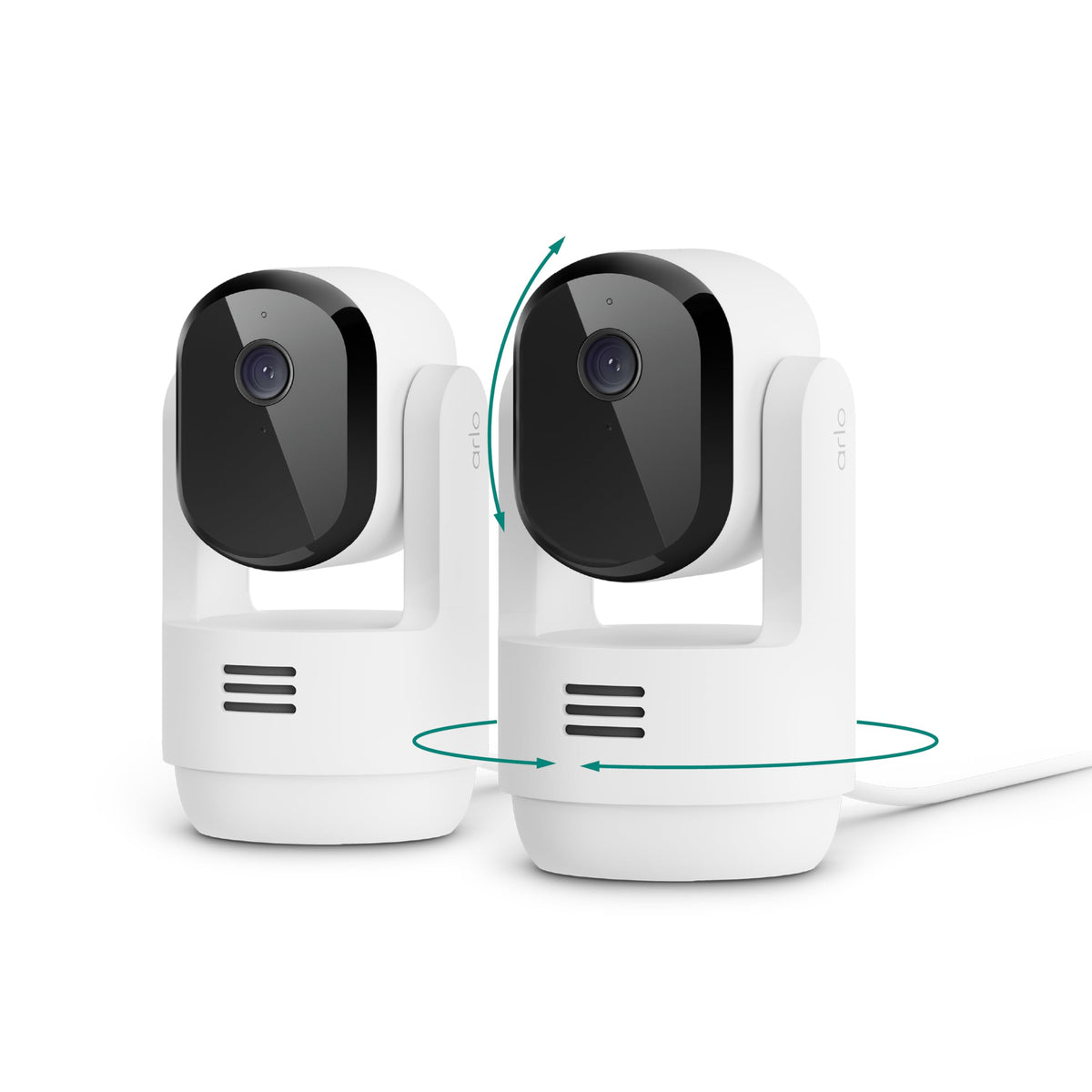 Arlo Essential Indoor Pan Tilt Zoom Security Camera 2K Wired - 2-Cam - Image 1