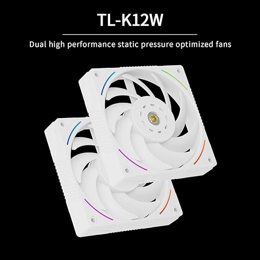 Thermalright Peerless Assassin 120 Vision MAX ARGB White CPU Cooler, PC Heatsink Cooler 6 Heat Pipes, 5’’ Magnetic Display Screen with 480x854 Resolution,for AM4/AM5 and Intel LGA1700/1851