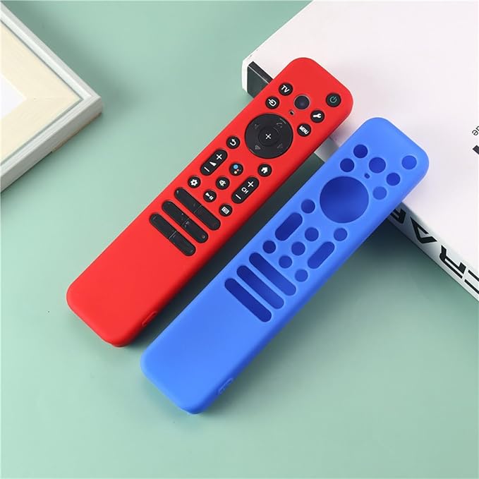 [2 Pack] Silicone Case Cover for Sony RMF-TX910U/RMF-TX810U/RMF-TX810P/RMF-TX811U/ Remote Silicone Cover Protective Sleeve, Backlit Sony TV Remote Control with Lanyard