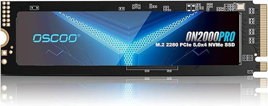 1TB NVMe Gen 5.0 SSD, Up 14,000MB/s,DRAM Cache, Graphene Heatsink - Image 1