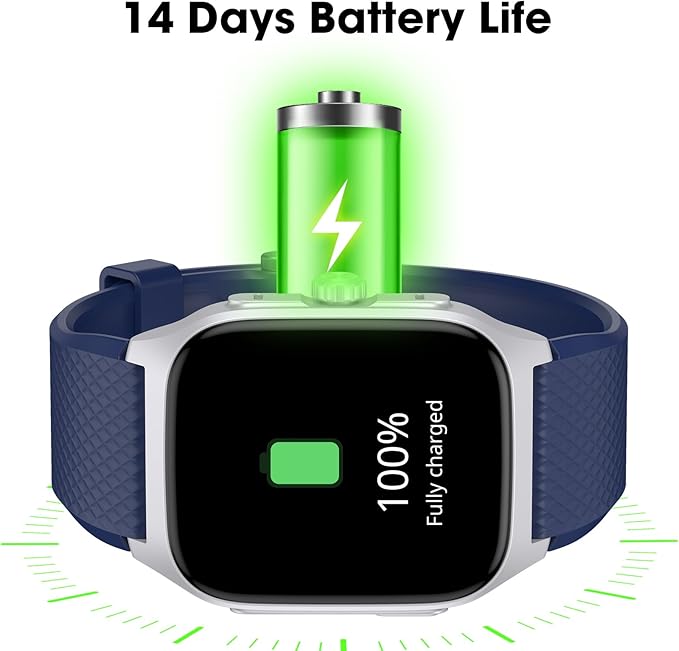 EURANS Smart Watch Classic Style for Men, Metal Watch, 14 Days Battery Heart Rate Step Counter No App/Phone Required, 10 Meters Waterproof, Bluetooth Call(Answer/Dial Calls), 1.85'' AMOLED Display