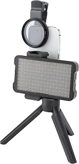Selfie Light Reduce Reflected Fill Light with 52mm CPL Lens Filter, Adjustable Tripod, Rechargeable Battery for Photography, Live Streaming, 180 Beads, 2400K to 6400K - Image 1