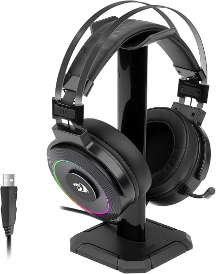 Redragon USB Wired Gaming Headset with 7.1 Surround Sound, Volume Control