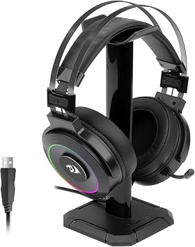 Redragon USB Wired Gaming Headset with 7.1 Surround Sound, Volume Control